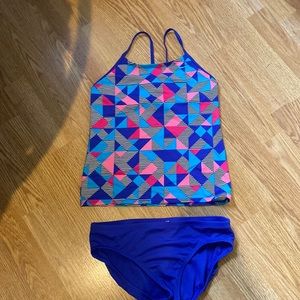 Nike tankini swim suit for girls